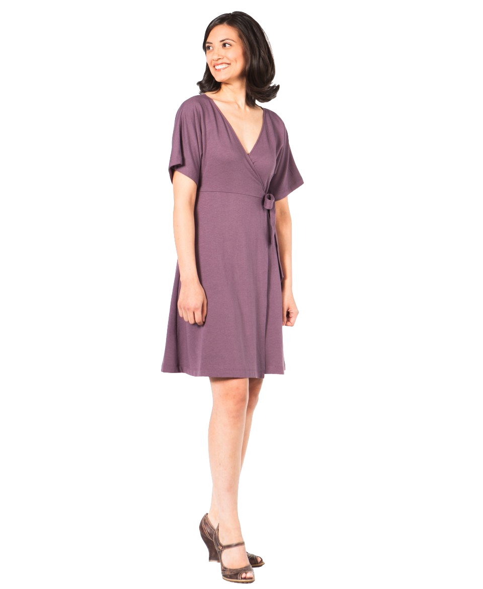 Classic wrap top dress